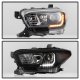 Toyota Tacoma SR 2016-2023 Black Projector Headlights LED DRL Switchback Signal