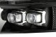 Chevy Silverado 2500HD 2007-2014 Glossy Black LED Quad Projector Headlights DRL Dynamic Signal Activation
