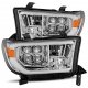 Toyota Sequoia 2008-2017 LED Quad Projector Headlights DRL Activation