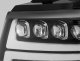 Chevy Suburban 2007-2014 Black LED Quad Projector Headlights DRL Dynamic Signal Activation