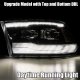 Dodge Ram 2009-2018 5th Gen Black Projector Headlights LED DRL Dynamic Signal Activation