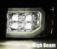 GMC Sierra 2007-2013 LED Quad Projector Headlights DRL Dynamic Signal Activation