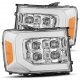 GMC Sierra 2007-2013 LED Quad Projector Headlights DRL Dynamic Signal Activation