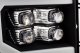 GMC Sierra 2007-2013 Black LED Quad Projector Headlights DRL Dynamic Signal Activation