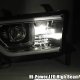 Toyota Tundra 2007-2013 Black Projector Headlights LED DRL Activation