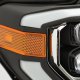 Toyota Tundra 2014-2021 Black LED Quad Projector Headlights DRL Activation Level
