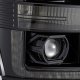 Ford F550 Super Duty 2011-2016 Glossy Black Smoked Projector Headlights LED DRL Dynamic Signal