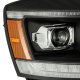 Dodge Ram 2006-2008 5th Gen Black LED Projector Headlights DRL Dynamic Signal Activation