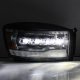 Dodge Ram 2500 2006-2009 Black LED Quad Projector Headlights DRL Dynamic Signal