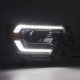 Toyota Tacoma 2012-2015 Glossy Black Smoked LED Headlights DRL Switchback Signal