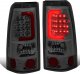 Chevy Silverado 1500HD 2001-2002 Smoked LED Tail Lights Red Tube