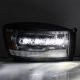 Dodge Ram 2500 2006-2009 Glossy Black Smoked LED Quad Projector Headlights DRL Dynamic Signal