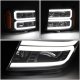 GMC Sierra 2007-2013 Black Dual LED DRL Projector Headlights