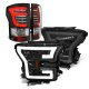 Ford F150 XL 2015-2017 Smoked DRL Headlights Black Custom LED Tail Lights
