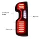 Chevy Silverado 1500 2019-2024 Black Smoked Custom LED Tail Lights