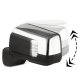 Chevy Silverado 2019-2024 Chrome Power Folding Side Mirrors LED Signal Puddle Lights