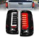 GMC Sierra 2007-2013 Black Tube LED Tail Lights