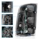 GMC Sierra 2007-2013 Black Tube LED Tail Lights
