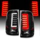 GMC Sierra 2007-2013 Black Tube LED Tail Lights