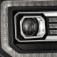 2015 GMC Sierra 3500HD SLE Black Projector Headlights LED DRL Dynamic Signal Activation
