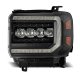 GMC Sierra 1500 2014-2015 Black LED Quad Projector Headlights DRL Dynamic Signal Activation