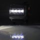 GMC Sierra 1500 2014-2015 Black LED Quad Projector Headlights DRL Dynamic Signal Activation