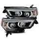 Toyota 4Runner 2014-2022 Black Projector Headlights LED DRL Dynamic Signal