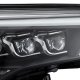 Toyota 4Runner 2014-2022 Black LED Quad Projector Headlights DRL Dynamic Signal Activation