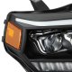 Toyota 4Runner 2014-2022 Black LED Quad Projector Headlights DRL Dynamic Signal Activation