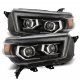 Toyota 4Runner 2010-2013 Black LED Projector Headlights DRL Dynamic Signal Activation