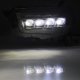 Toyota 4Runner 2010-2013 Black LED Quad Projector Headlights DRL Dynamic Signal Activation