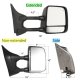 Nissan Titan 2004-2015 Chrome Towing Mirrors Power Heated