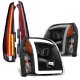 GMC Yukon Denali 2007-2014 Black DRL Projector Headlights Full LED Tail Lights Conversion