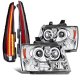 Chevy Suburban 2007-2014 Halo Projector Headlights Full LED Tail Lights Conversion