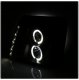 Cadillac Escalade 2003-2006 Black Halo Projector Headlights with LED