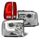 Ford F550 Super Duty 2005-2007 DRL Projector Headlights LED Tail Lights