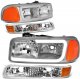 GMC Sierra 1999-2006 Chrome Tube Headlights