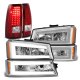 Chevy Silverado 2500HD 2003-2006 Tube DRL Headlights LED Tail Lights