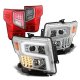 Nissan Titan S 2016-2021 DRL Projector Headlights Full LED Tail Lights