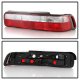 Acura Integra Coupe 1990-1993 Red and Clear Euro Tail Lights