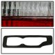 Acura Integra Coupe 1990-1993 Red and Clear Euro Tail Lights