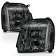 GMC Yukon Denali 2007-2014 Smoked Halo Projector Headlights with LED