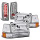 Ford F250 1992-1996 Headlights Set LED Tail Lights