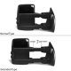 Ford F250 Super Duty 2003-2007 Glossy Black Tow Mirrors Smoked Switchback LED Sequential Signal