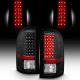 Chevy Silverado 3500HD 2007-2013 Black LED Tail Lights