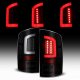 Dodge Ram 2500 2003-2006 Black Smoke LED Tail Lights
