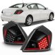 Nissan Altima Sedan 2007-2012 Black LED Tail Lights
