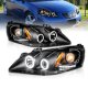 Pontiac G6 2005-2010 Projector Headlights Black Halo LED