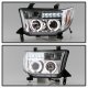 Toyota Sequoia 2008-2017 Clear Dual Halo Projector Headlights with LED
