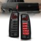 Chevy 3500 Pickup 1988-1998 Smoked LED Tail Lights